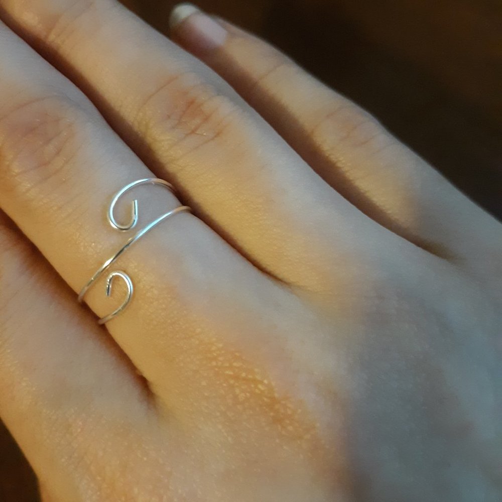 Hand Made Twisted Wire Ring Size 7 1/2